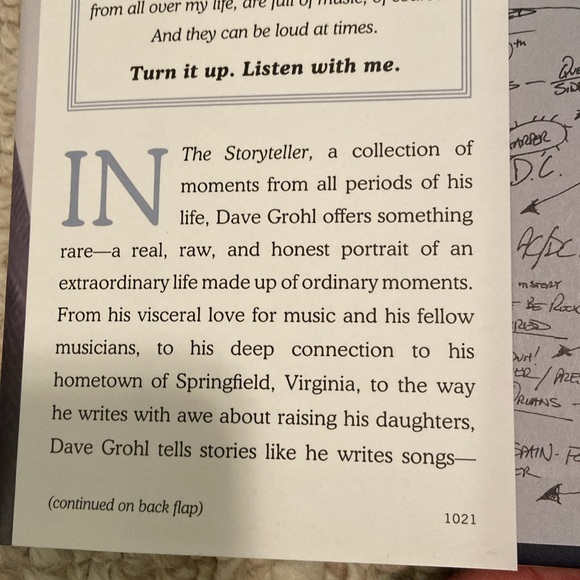 Dave Grohl the Storyteller Tales of Life and Music - reading - book - rock - Picture 4 of 5